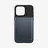 ACS06589 - iPhone 15 Pro Max Case Slim Armor CS in black showing the back with card in slot